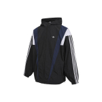 adidas Originals Ac M Wb Br&auml;ndi Logo Kolm Triipu Spordi Fitness Kapuutsiga Pikkade Varrukatega Jakk Meeste Jakid KS3552 L white