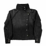 Y2k Vehklemisjakk Vintage Pesu V&auml;rvimuutus Ebakorrap&auml;rased N&ouml;&ouml;bid Unisex Jakk Gooti Harajuku Streetwear L&otilde;uend Puuvill Vabaaja Jakk S