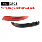 2 tk BMW E70 X5 2007 2008 2009 2010 jaoks Suitsutatud/PUNANE Tagumise kaitseraua helkur Piduritulede korpus ilma pirnita Red Lens No Light