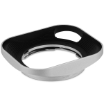 Haoge LH-ZV02P Metal Square Lens Hood for Carl Zeiss Planar T* 2/50 50mm f2 ZM, 35mm/F2 Lens Hollow Out Silver Hood gray