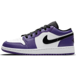 Jordan 1 Low Court Purple White GS 553560-500 38