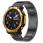 22mm 20mm Kiirvabastusega titaanist rihm Amazfit T-Rex3 Pro 48mm 44mm jaoks K&auml;epael Amazfit Balance 2/Bip 6 5/Active 2/GTS/GTR jaoks Huawei GT6-5-4 46mm black
