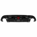 Tagumine Difuusor Bumperi Huul Infiniti Q50 2014 2015 2016 2017 jaoks S&uuml;sinikkiust V&auml;limus/L&auml;ikiv Must Pagasiruumi Spoiler Komplekt LED Piduritulega
