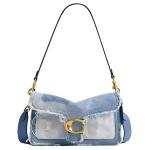 Coach Tabby 26 Vintage Lapitehnika Disain Klassikaline Metallpandlaga Kinnitus Eemaldatav &Otilde;larihm Kangast Crossbody Kott Keskmine Naiste Kotid CCX36-B4EI Basic Set (Bag+Dust Bag)