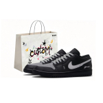 Jordan Air Jordan 1 Shadow Gray 'Shadow' Polsterdus Libisemisvastane Kulumiskindel Madal Kael Vintage Korvpallijalatsid 553558-093(Team724-) 40