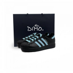 Adidas Originals Superstar 2 Summutus Kulumiskindel Kerge Madala s&auml;&auml;rega Rula kingad Unisex Must Sinine JI0079(Team924-SBOX) 35⅔