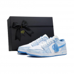 Jordan Air Jordan 1 L&aacute;n, Kuldse Templiga, Segatud, Mitmek&uuml;lgne, Paar, Tindipritsmed, Luksuslik Esteetika, &Uuml;mbritsev 553558-132(Team1785--Sbox) 41