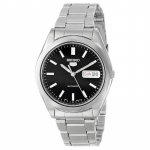 SEIKO 30 meetrit veekindel Automaatne Terasrihm 36mm naiste k&auml;ekell must sihverplaat SNX997 must