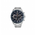 SEIKO kvartsterasrihmaga meeste k&auml;ekell sinise sihverplaadiga SSB345 sinine