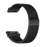 26mm 22mm Kiirvahetusega rihm Garmin Fenix 8 7 Pro 7S 6X 6 5Plus Venu 3 Tactix 7 jaoks Milanese silmusk&auml;ev&otilde;ru correa Fenix 8 7X riba 22mm Fenix 8 7 47mm black