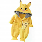 Uus Armas Multikas Pikachu Beebi Pidžaama Vastss&uuml;ndinu Talvine Pikkade Varrukatega Laste Kombinesoon R&otilde;ivad Beebide V&auml;ikelaste R&otilde;ivad &Uuml;hes t&uuml;kis 66cm