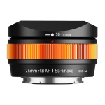 AF 25mm II Fujifilm fikseeritud suure avaga pannkook oranž garantii SG-image F1.8 APS-C X-kinnitus X-&uuml;hilduv objektiiv, objektiiv, (2-aastane kaasas)