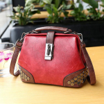 Vintage Rivet Tote k&auml;ekott naistele PU nahast Crossbody kott Retro kontrastses v&auml;rvi &otilde;lakott naistele Disainer k&auml;ekotid lukuga &uuml;lemise k&auml;epidemega kotid