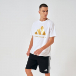 Adidas TAEKWONDO meeste l&uuml;hikeste varrukatega T-s&auml;rk M valge/kuld