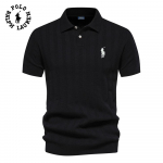 Ralph Lauren 2026 Kevad/Suvi Tikand Uus Meeste Villane Polo Kampsun Kootud S&auml;rk L&uuml;hikeste Varrukatega Kraega Meeste T-s&auml;rk Top S