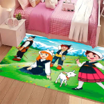 Heidi T&uuml;druk Alpidest Prinditud Ala Vaip Libisemiskindel Pehme P&otilde;randamatt Laste Magamistuppa Elutuppa Kodu Kaunistus Kingitus 80x120cm( 31x47in)