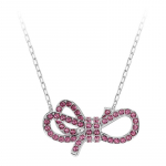 Swarovski Lifelong Bow Logo Kaunistus Roodiumiga Pinnatud Kaelakee Naiste Punane 5723556 punane