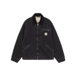 Carhartt WIP &Uuml;hev&auml;rviline Sildiga Tasku T&otilde;mblukuga L&otilde;tv L&otilde;ikega Pikkade Varrukatega Denim Jakk Meeste jakid I03587800E06 M black