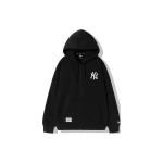 New Era X MLB New York Yankees Tagak&uuml;ljel Tikitud Logoga Kapuutsiga T&otilde;mblukuga Ameerika Dressipluus Meeste dressipluus 13334684 S black