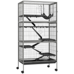 Multifunktsionaalne n&auml;riliste puur 4 platvormi 3 kaldteed 4 ust dim. 80L x 52W x 159H cm teras h&otilde;behall must 80 x 52 x 159 cm