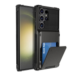 Rahakotiga &uuml;mbris Samsung Galaxy S26 S25 S24 S23 S22 Ultra FE S10 Note 10 Plus 20 9 jaoks, l&ouml;&ouml;gikindel soomus PC klappkaardihoidjaga &uuml;mbris Galaxy S23+ hall v&auml;rv