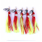 HENGJIA 5 tk kalalusikas s&ouml;&ouml;dapaadi vurr kaheksajalg jigs konks 8g 5pc