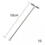 10 tk T 3-way Fish Rig Branch Balance Crappie rig Arm Karpkalap&uuml;&uuml;gi &uuml;hendusriistade tarvikud 10