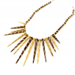 Les Tr&eacute;sors De Lily [C5026] - Collier Cr&eacute;ateur 'Kilimanjaro' Marron Bicolore pruun