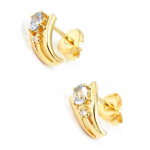 Altesse [I3157] - kullatud poolr&otilde;ngaga k&otilde;rvar&otilde;ngad 'C&acirc;lin' sinine topaas sinine