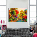 Teemanttikandid Embrace Armastaja n&auml;put&ouml;&ouml; Teemantmaal Ristpistes Kleebitud maal 20X30CM