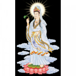 Ristpistete komplekt DIY teemanttikandid Guanyin Bodhisattva teemantmaal Mosaiik Kodukaunistus 20X30CM