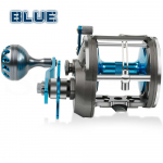 SOUGAYILANG trolling p&uuml;&uuml;girull 6+1BB alumiiniumist CNC-t&ouml;&ouml;deldud keerdtrummelrulli trollimisratas 40 Right Hand sinine