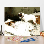 DIY maalimine numbrite j&auml;rgi K&auml;sit&ouml;&ouml; Hobid Digitaalne &otilde;limaal Numbrite maalimine Kunst Kodukaunistamine 40x50cm no frame
