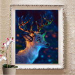 5D DIY teemantmaal, t&auml;ispuur Teemanttikandid Loomade m&uuml;&uuml;k Mosaiik K&auml;sitsi valmistatud Kodukaunistuse kingitus Full Round 20X30CM