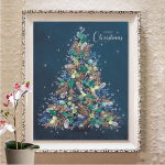 5D DIY Teemantmaali Ristpistekomplektid T&auml;ispuur Teemanttikandid Loomapilt kivikividest Kaunistus Kingitus Full Round 20X30CM