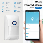 Tuya Smart WiFi infrapunadetektorid liikumisanduri alarm, mis &uuml;hildub rakendusega Tuya APP Smart Life APP