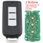 433Mhz 2 nupuga nutikas kaugjuhtimisv&otilde;ti PCF7952 kiibiga Mitsubishi Outlander Sport ASX jaoks 2 Button