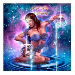 5D DIY teemantmaal  Zodiac Landscape  3D tikandid ristpistes 5D kodukaunistus 30x30CM punane