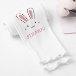 YUBAOBEI Summer Girls Retuusid T&uuml;drukutele Modaalsed &otilde;hukesed &uuml;heksapunktilised p&uuml;ksid Lastele liibuvad puidust k&otilde;rvaga s&auml;&auml;sep&uuml;ksid 100 valge