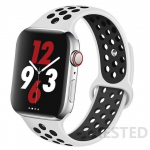 Spordi silikoonrihm Apple Watchi rihm 44 mm 40 mm 42 mm 38 mm 44 mm kellarihm Hingav k&auml;ev&otilde;ru Apple k&auml;ekell 6 rihm iWatch 5 4 3 se 42 or 44 mm&S-M