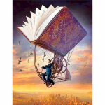 Uued 5D DIY teemantmaaliraamatud Teemanttikandid Abstraktne raamat Ristpistega t&auml;isnurkne &uuml;mmargune puur K&auml;sit&ouml;&ouml; Kodukaunistuse kingitus Full Round 15x20CM