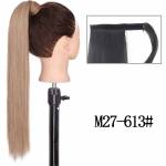 XINRAN 22 34 pikk sirge m&auml;his hobusesaba juuksepikendusega kuumuskindel s&uuml;nteetiline poni saba v&otilde;ltsjuuksed 22inches