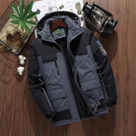 Kaubam&auml;rk Winter Parkas meeste soe paks tuulekindel jope Meeste kvaliteetne mitmetaskuline kapuutsiga mantel Meeste veekindel v&auml;lisriided M -9xl L