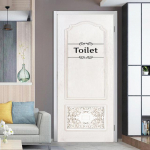 PVC veekindel uksekleebis valge puit isekleepuv tapeet uksed renoveerimine elutuba magamistoa sisekujundus Peel and Stick plakat MT-2471