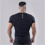 Muscleguysi suvine V-kaelusega J&otilde;usaaliriided Puuvillane Fitness L&uuml;hikeste varrukatega T-s&auml;rk Meeste Causal Basic Stiilne T-s&auml;rk Meeste V&auml;lispordi Topid T-s&auml;rk M must