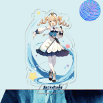 Animem&auml;ng Genshin Impact perifeerne akr&uuml;&uuml;list cosplay tegelaskuju teemastand akr&uuml;&uuml;list figuurialus mudel taldrik Lauakaunistus, kaunistus kingitus 16CM