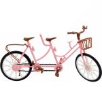 Jalgratas Barbie Doll Ken Dollhouse Plastic Bike V&auml;lispordile Lastele M&auml;nguasjade Komplekt Segastiilis