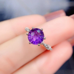 Bella Box &uuml;mmarguse lilla kujuga temperamendiga s&otilde;rmused naistele v&otilde;luv pulmakihlus peene geomeetriaga ehted uued trendikad Adjustable Opening lilla/roosa kuldne v&auml;rv