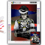 5D DIY Teemantmaal Ristpistega Maailm Superstaar Michael Jackson Teemanttikandid Mosaiik Seinakunst Kodukaunistus Full Round 20X30CM