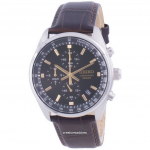 Seiko Chronograph Quartz SSB385 SSB385P1 SSB385P 100M meeste k&auml;ekell